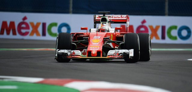 Citt&agrave; del Messico - Libere 2<br />Ferrari sugli scudi con Vettel