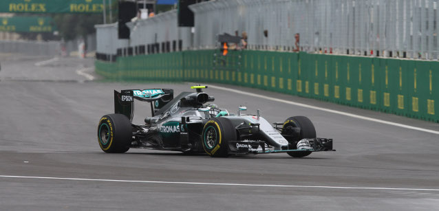 Baku - Cronaca<br />Rosberg fra il grand chelem