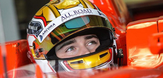 Test a Silverstone<br />La Ferrari lancia Leclerc