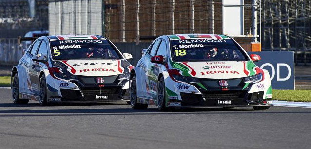Honda presenta tre Civic per<br />Monteiro, Michelisz e Michigami