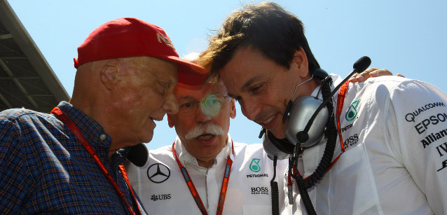 Rinnovo per Wolff e Lauda<br />In Mercedes fino al 2020