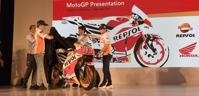 Presentazione Honda a Jakarta<br />Marquez: "Restiamo al vertice"