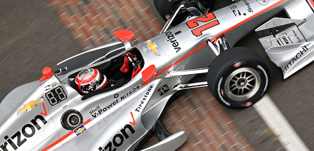 Indy GP, libere <br />Penske al top, torna Montoya