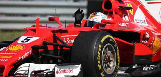Budapest - Trionfo Rosso<br />Vettel a pi&ugrave; 14 su Hamilton
