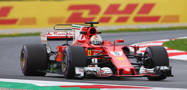 Spielberg - Libere 3<br />Vettel porta la Ferrari davanti