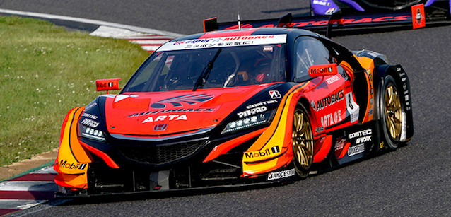 Suzuka, gara: doppietta Honda<br />Quintarelli 6°, Button in testa 