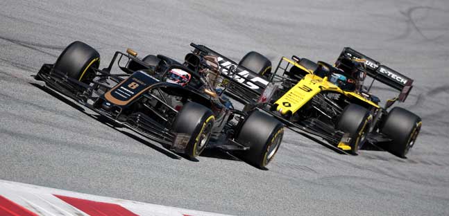 Renault e Haas con poco grip,<br />weekend deludente in Austria