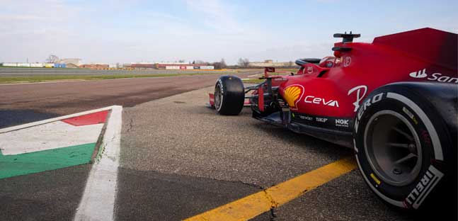 Leclerc conclude la <br />tre giorni di prove Ferrari