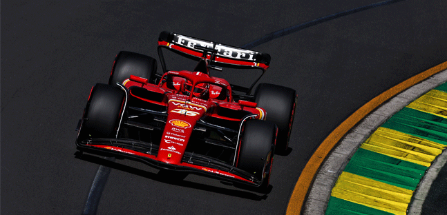 Melbourne - Libere 2<br />Ferrari mette a panino Verstappen