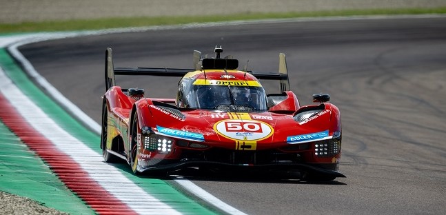 Imola – Qualifica<br />Pole di Fuoco nella tripletta Ferrari