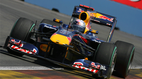 Valencia - Libere 3<br>Vettel e la Red Bull al top