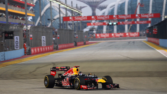 Singapore - Libere 3<br>Vettel ancora il più veloce