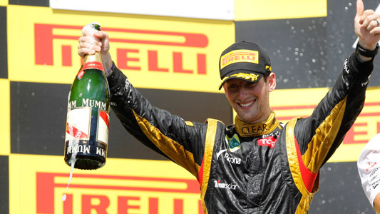 Grosjean confermato per il 2013<br>a fianco di Raikkonen alla Lotus 