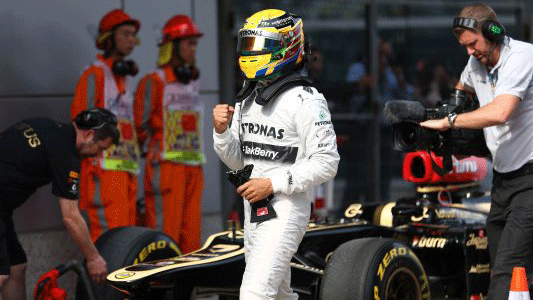 Shanghai - Qualifica<br>Hamilton in pole con la Mercedes