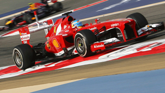 Sakhir - Il commento<br>Vettel e Raikkonen in fuga, i guai di Alonso