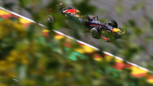 La cronaca del GP di Spa<br>Dominio di Vettel, ottimo Alonso 2°