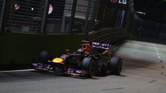 Marina Bay - Qualifica<br>Vettel va a segno e resiste