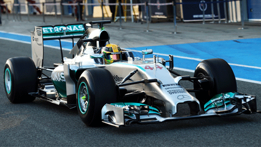 Ecco la Mercedes W05 di Hamilton e Rosberg