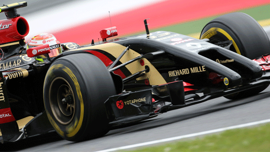 Maldonado con Lotus nel 2015