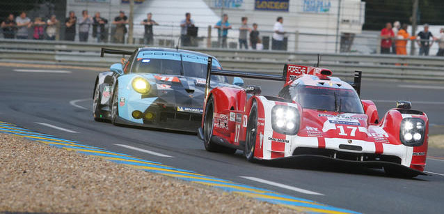 24 Ore di Le Mans - Dopo 6 ore<br />Webber nelle grinfie Audi