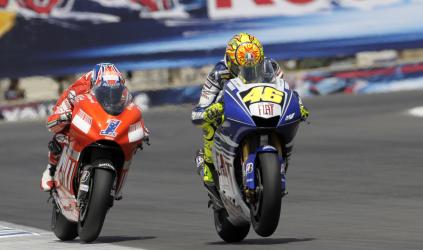 Rossi verso il titolo<br>Stoner e Ducati disarmati