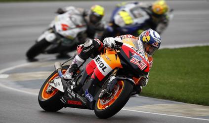 Motegi, Libere 1: <br> La riscossa di Nicky Hayden 