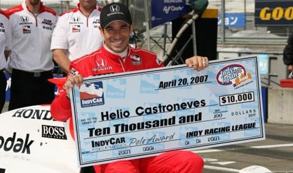 Motegi - Qualifica<br>Castroneves ancora in pole