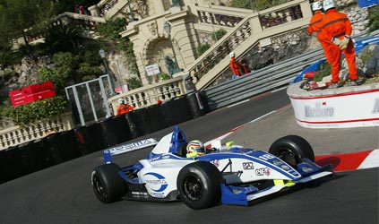 Monaco - Libere<br>Ben Hanley leader con la Prema