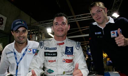 Le Mans, qualifica 2: pole alle 24 per la Peugeot di Sarrazin