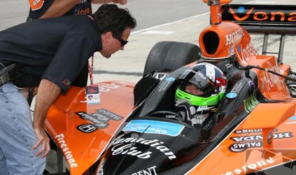 Richmond, qualifica: con la pioggia, Franchitti fa valere la classifica