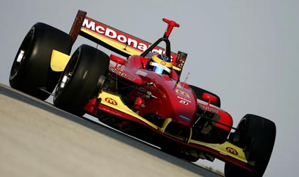 Elkhart Lake, qualifica 1: Sebastien Bourdais straripante