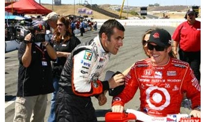 Sonoma, gara: Scott Dixon ringrazia Marco Andretti...