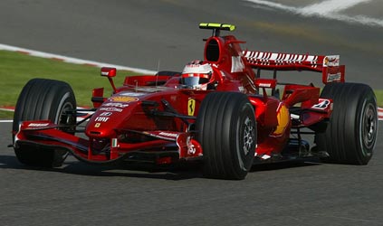 Spa - Libere 1<br>Kimi Raikkonen va in fuga