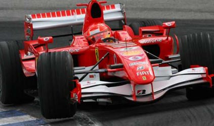 Schumacher torna sulla Ferrari<br>nei test di Montmelò o Jerez