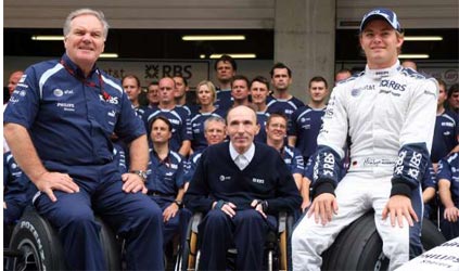Rosberg confermato da Williams<br>Suo compagno il rookie Nakajima