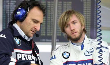 Jerez, 1° giorno: Heidfeld leader con le gomme slick