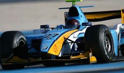 Davide Valsecchi debutta<br>in GP2 con la Durango