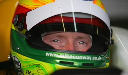 E' Mike Conway il primo pilota<br>della Trident Racing 2008