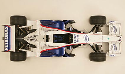 Aerodinamica raffinata per la<br>nuova BMW Sauber F1.08