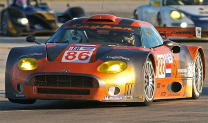 Test a Estoril per la Spyker C8 con Peter Kox