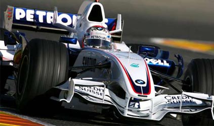 Christian Klien e Marko Asmer<br>i collaudatori della BMW
