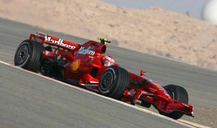 Al Sakhir - 2° giorno<br>Primi problemi per la Ferrari