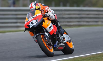 Jerez – Gara -<br>  Pedrosa vola con la Honda