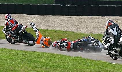 Schumi, che botto!