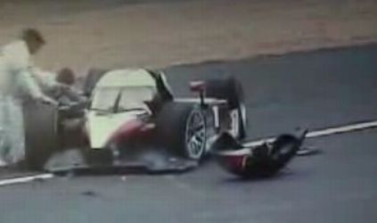 Le Mans - Test<br>Brutto incidente per Marc Gené 