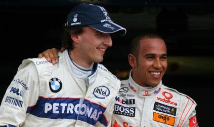 Lewis Hamilton e Robert Kubica<br>La new wave della Formula 1