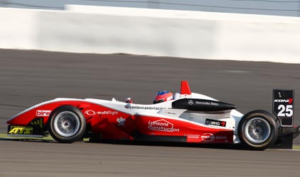 Nurburgring - Gara 2<br>Podio di rookie, Lancaster primo
