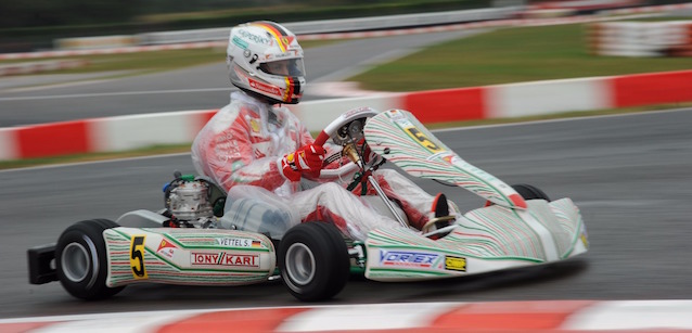 Al via la partnership Tony Kart-FDA<br />Vettel e Fisichella in pista a Lonato