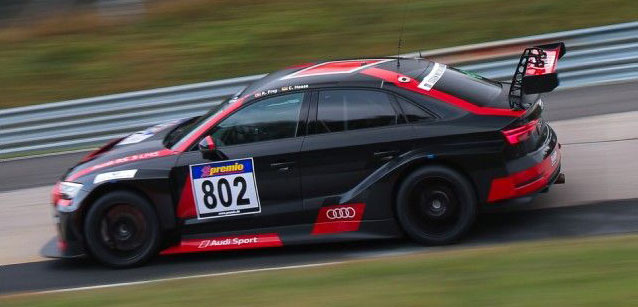 L'Audi ha debuttato al Nurburgring
