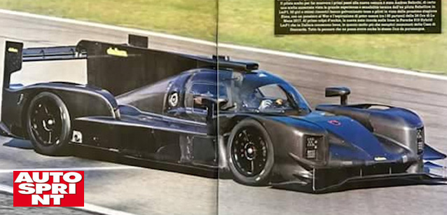 La Dallara LMP2 in pista a Varano